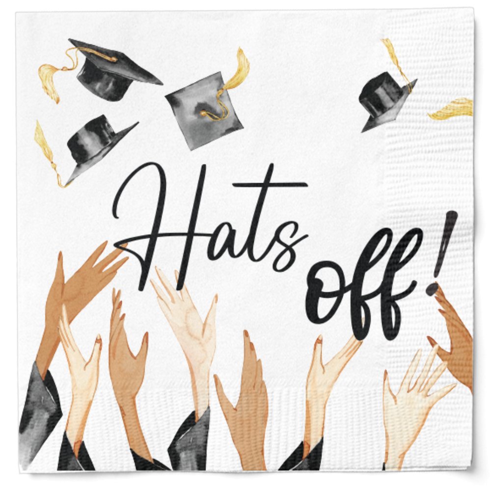 Sophistiplate - Cocktail Napkin Graduation 2 Ply/16pk by Sophistiplate at Confetti Gift and Party