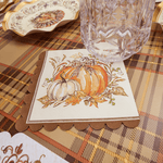 Sophistiplate - Turkey & Gourds Cocktail Napkins/26pk by Sophistiplate Simply Baked at Confetti Gift and Party Tuscaloosa Alabama