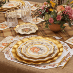 Sophistiplate - Turkey & Gourds Salad Plates/8pk by Sophistiplate at Confetti Gift and Party Tuscaloosa Alabama