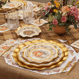 Sophistiplate - Turkey & Gourds Salad Plates/8pk by Sophistiplate at Confetti Gift and Party Tuscaloosa Alabama