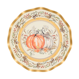 Sophistiplate - Turkey & Gourds Salad Plates/8pk by Sophistiplate at Confetti Gift and Party Tuscaloosa Alabama