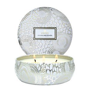 Sparkling Cuvee 3W Tin Candle by Voluspa at Confetti Gift and Party