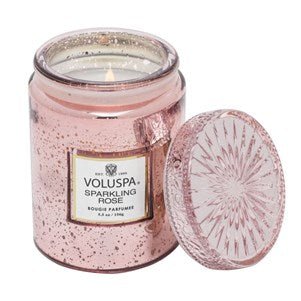 Sparkling Rose Candle 5.5 oz Small Jar by Voluspa at Confetti Gift and Party