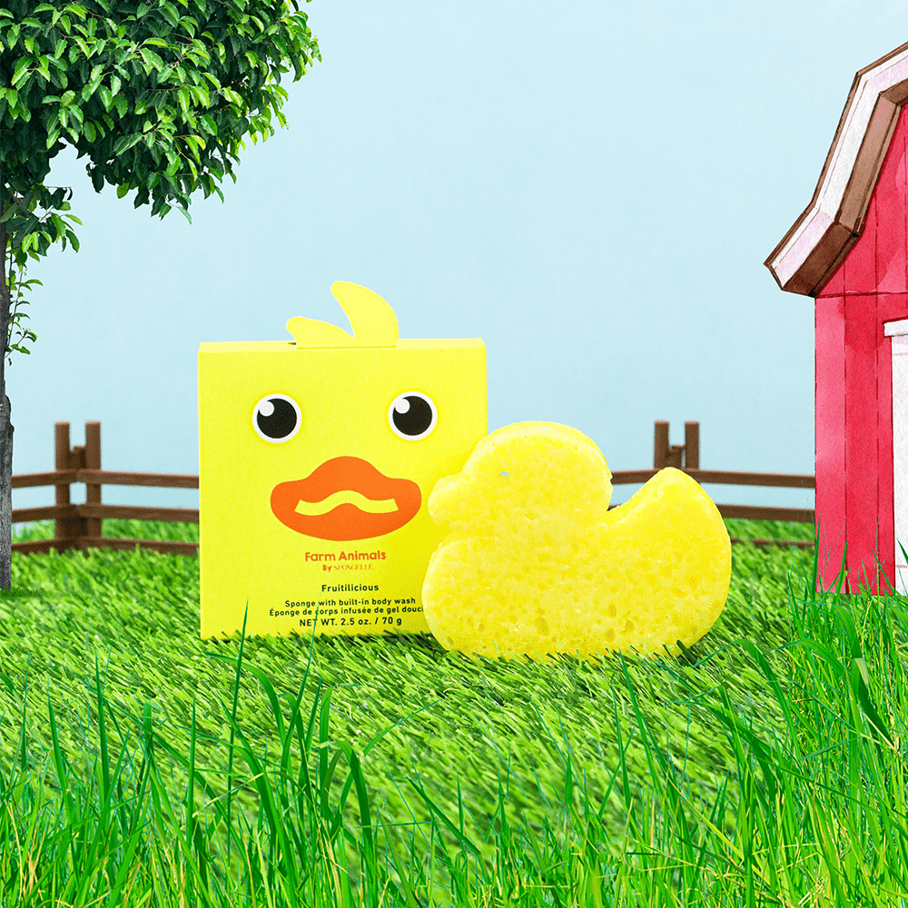 Spongellé - Danny Duck Farm Animals Sponge  | Easter Gifts by Spongellé at Confetti Gift and Party Tuscaloosa Alabama