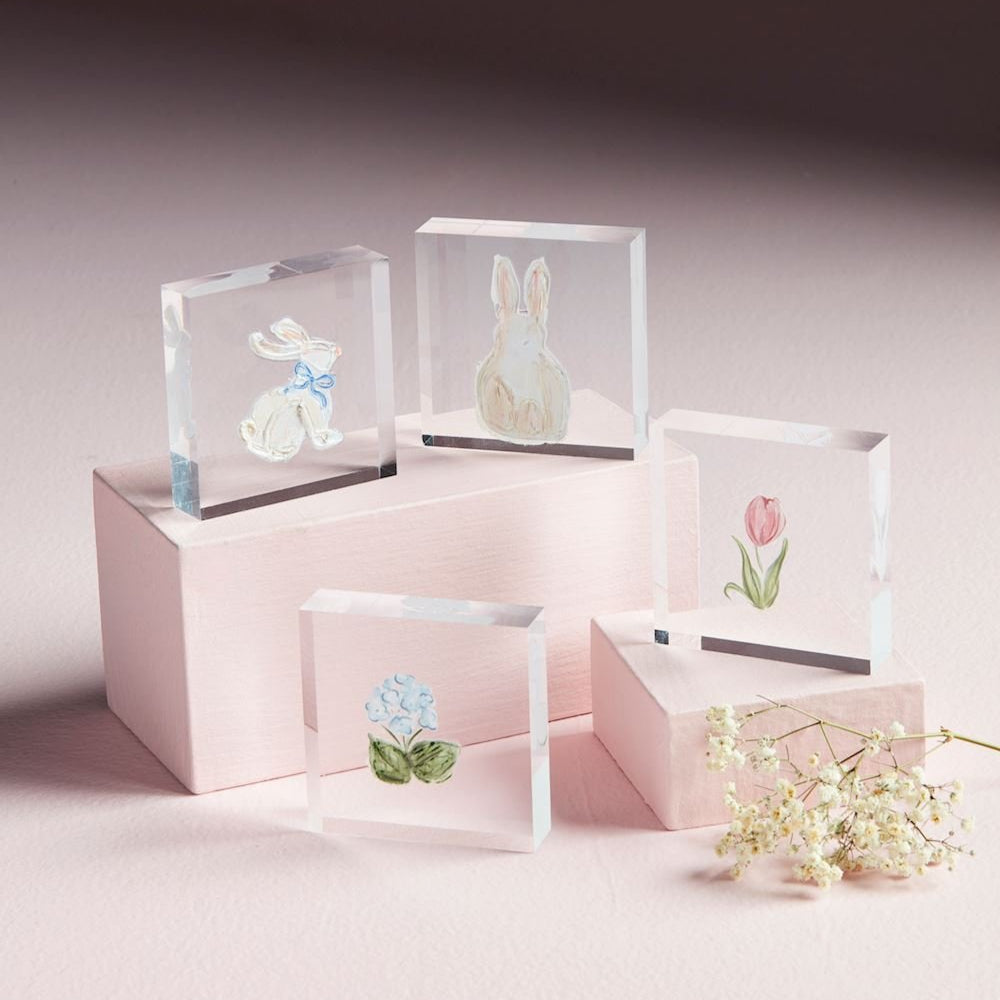 Spring Acrylic Block by Mud Pie at Confetti Gift and Party Tuscaloosa Alabama