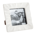 Square Ruffled Marble Frame by Mud Pie at Confetti Gift and Party Tuscaloosa Alabama