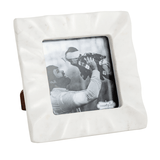Square Ruffled Marble Frame by Mud Pie at Confetti Gift and Party Tuscaloosa Alabama