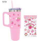 Stainless Steel Tumbler, Strawberry by Hot Focus, Inc. at Confetti Gift and Party Tuscaloosa Alabama