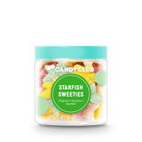 Jar of Candy Club Starfish Sweeties on a white background