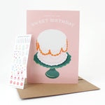Sticker Scene Greeting Card – Decorate the Cake! by Inklings Paperie at Confetti Gift and Party Tuscaloosa Alabama