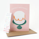 Sticker Scene Greeting Card – Decorate the Cake! by Inklings Paperie at Confetti Gift and Party Tuscaloosa Alabama