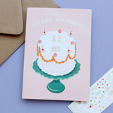 Sticker Scene Greeting Card – Decorate the Cake! by Inklings Paperie at Confetti Gift and Party Tuscaloosa Alabama