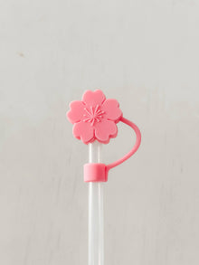  Straw Cover "Pink Flower"( standard straw) by Harris Girls & Co. at Confetti Gift and Party