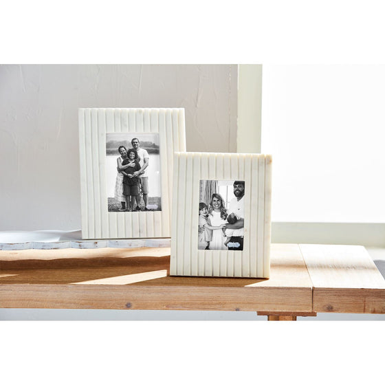 Stripe Marble Picture Frame by Mud Pie at Confetti Gift and Party