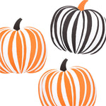 Stripe Pumpkin Placemats by Meri Meri at Confetti Gift and Party Tuscaloosa Alabama