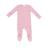 Stripe Vintage Red 2 Way Zipper Footie by Angel Dear at Confetti Gift and Party Tuscaloosa Alabama