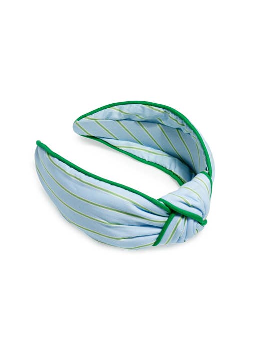 STRIPES KNOTTED HEADBAND - Green by Shiraleah at Confetti Gift and Party Tuscaloosa Alabama