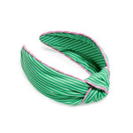 STRIPES KNOTTED HEADBAND - Green by Shiraleah at Confetti Gift and Party Tuscaloosa Alabama