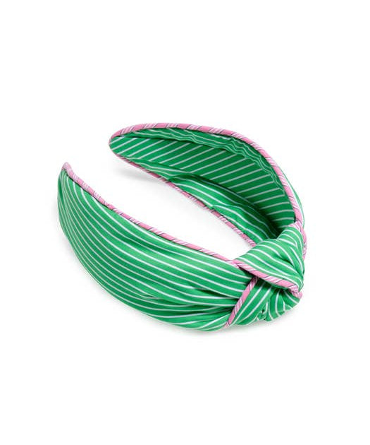 STRIPES KNOTTED HEADBAND - Green by Shiraleah at Confetti Gift and Party Tuscaloosa Alabama