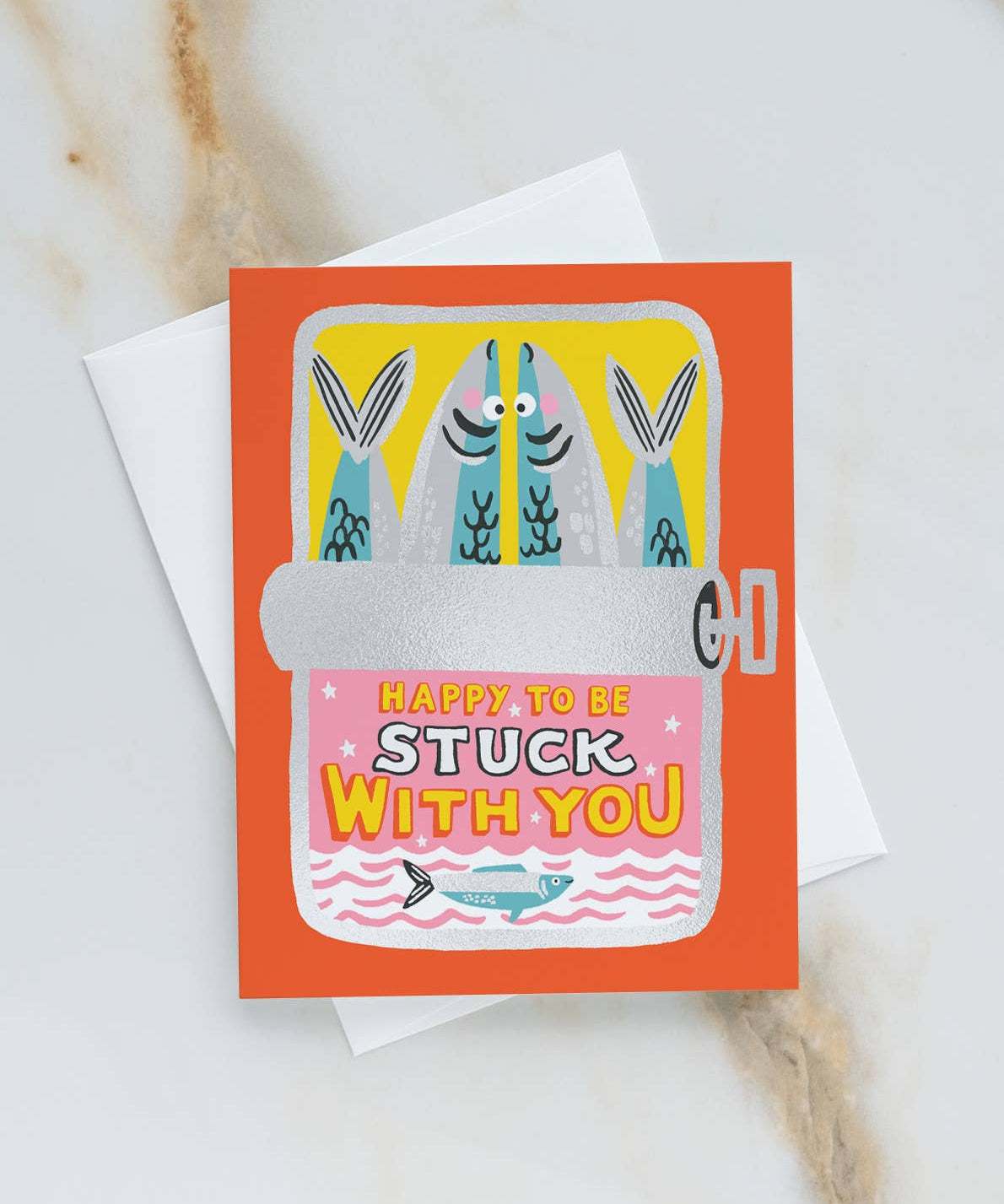 Stuck with You Sardines Greeting Card by Idlewild Co. at Confetti Gift and Party Tuscaloosa Alabama