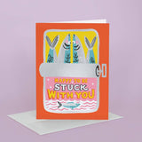 Stuck with You Sardines Greeting Card by Idlewild Co. at Confetti Gift and Party Tuscaloosa Alabama