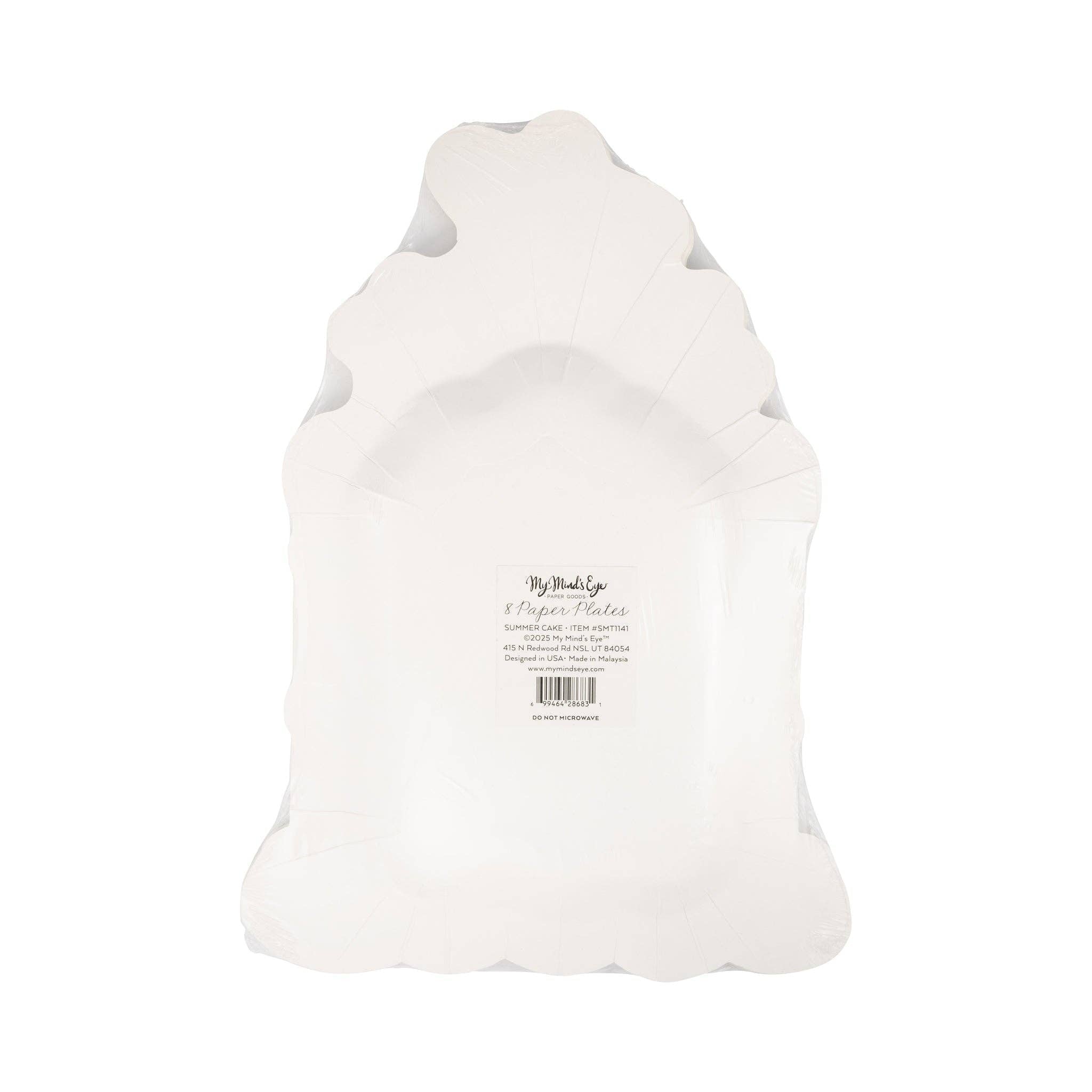 Summer Cake Shaped 11" Paper Plate by My Mind’s Eye at Confetti Gift and Party Tuscaloosa Alabama