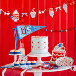 Summer Cake Shaped 11" Paper Plate by My Mind’s Eye at Confetti Gift and Party Tuscaloosa Alabama