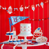 Summer Cake Shaped 11" Paper Plate by My Mind’s Eye at Confetti Gift and Party Tuscaloosa Alabama