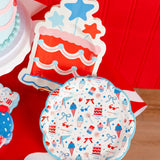 Summer Cake Shaped 11" Paper Plate by My Mind’s Eye at Confetti Gift and Party Tuscaloosa Alabama