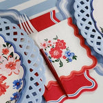 Summer Floral Cocktail Napkins by Gatherings by Curated Paperie at Confetti Gift and Party Tuscaloosa Alabama