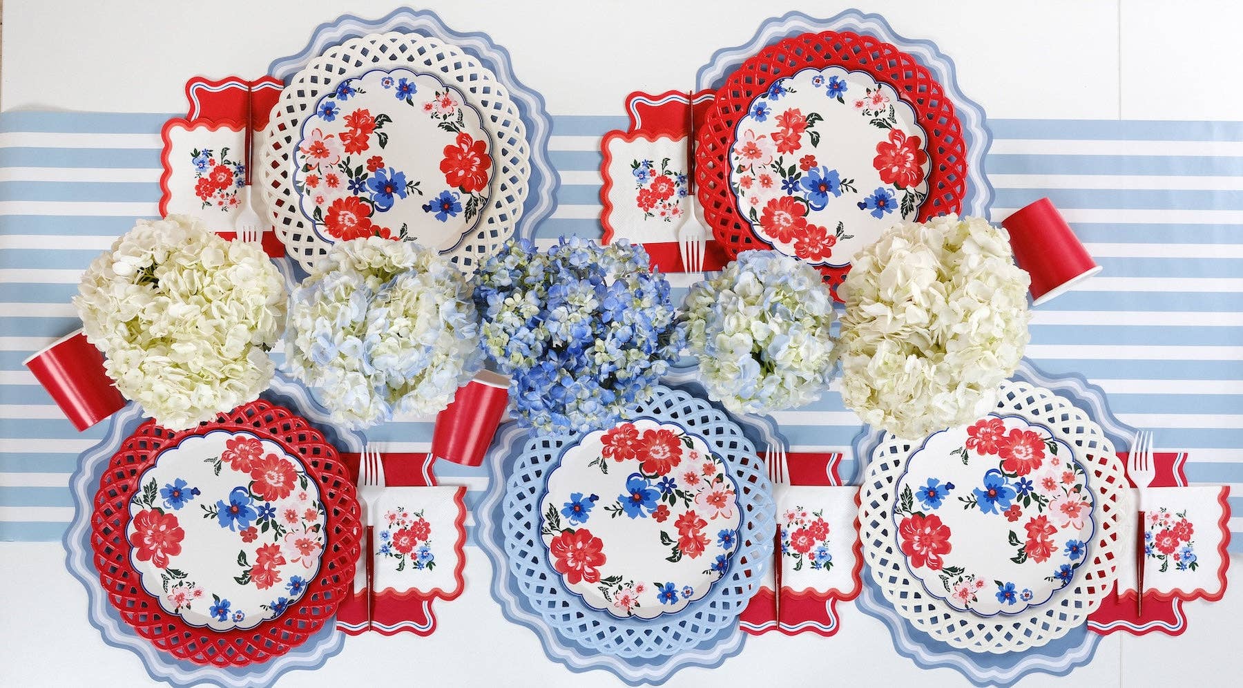 Summer Floral Cocktail Napkins by Gatherings by Curated Paperie at Confetti Gift and Party Tuscaloosa Alabama
