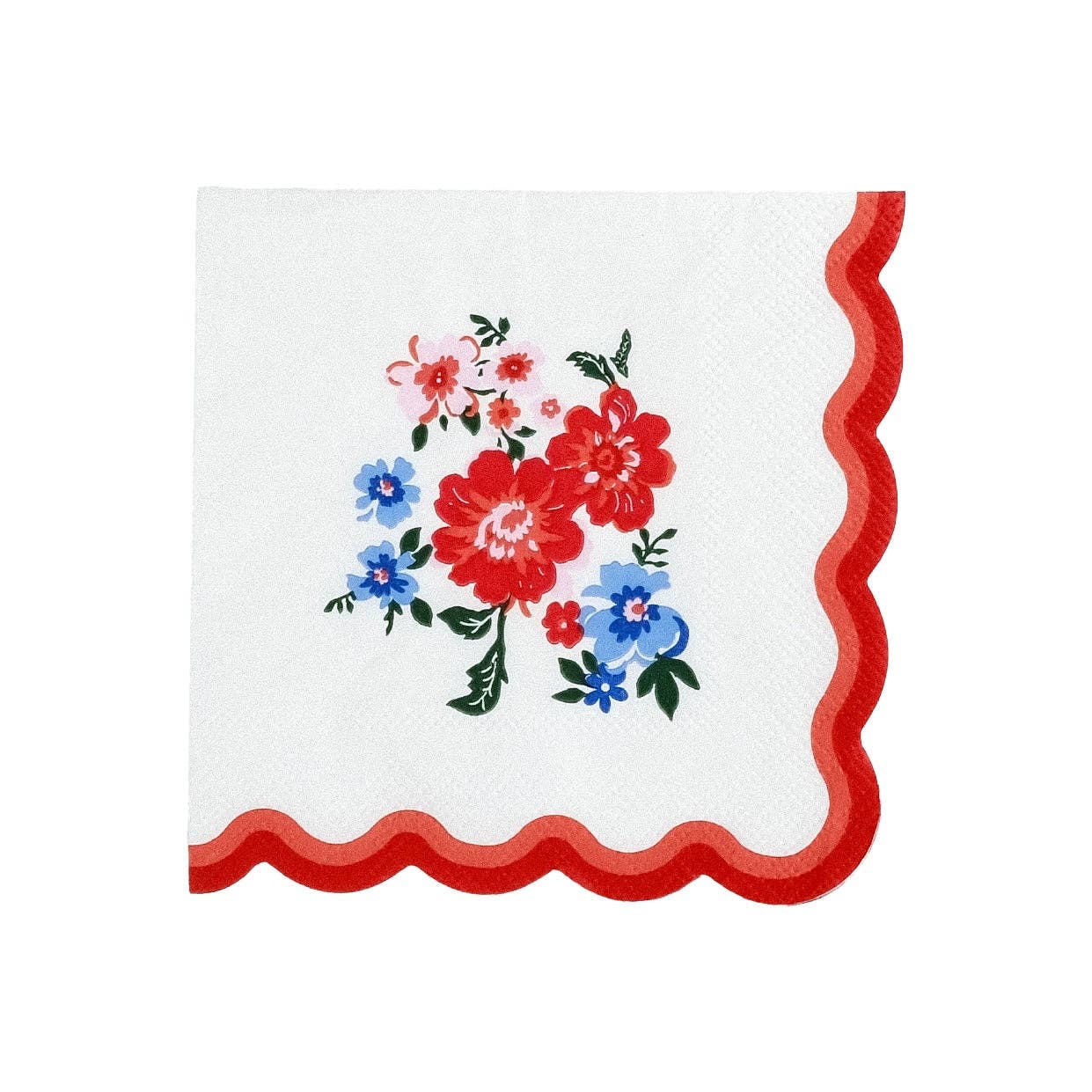 Summer Floral Cocktail Napkins by Gatherings by Curated Paperie at Confetti Gift and Party Tuscaloosa Alabama