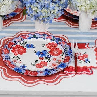 Summer Floral Cocktail Napkins by Gatherings by Curated Paperie at Confetti Gift and Party Tuscaloosa Alabama