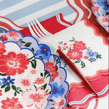 Summer Floral Cocktail Napkins by Gatherings by Curated Paperie at Confetti Gift and Party Tuscaloosa Alabama