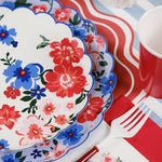 Summer Floral Dessert Plates by Gatherings by Curated Paperie at Confetti Gift and Party Tuscaloosa Alabama