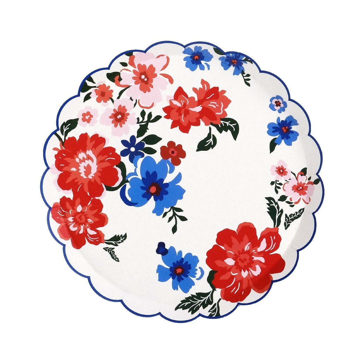 Summer Floral Dessert Plates by Gatherings by Curated Paperie at Confetti Gift and Party Tuscaloosa Alabama