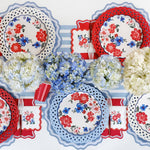 Summer Floral Dessert Plates by Gatherings by Curated Paperie at Confetti Gift and Party Tuscaloosa Alabama
