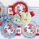 Summer Floral Dessert Plates by Gatherings by Curated Paperie at Confetti Gift and Party Tuscaloosa Alabama