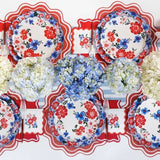 Summer Floral Dessert Plates by Gatherings by Curated Paperie at Confetti Gift and Party Tuscaloosa Alabama
