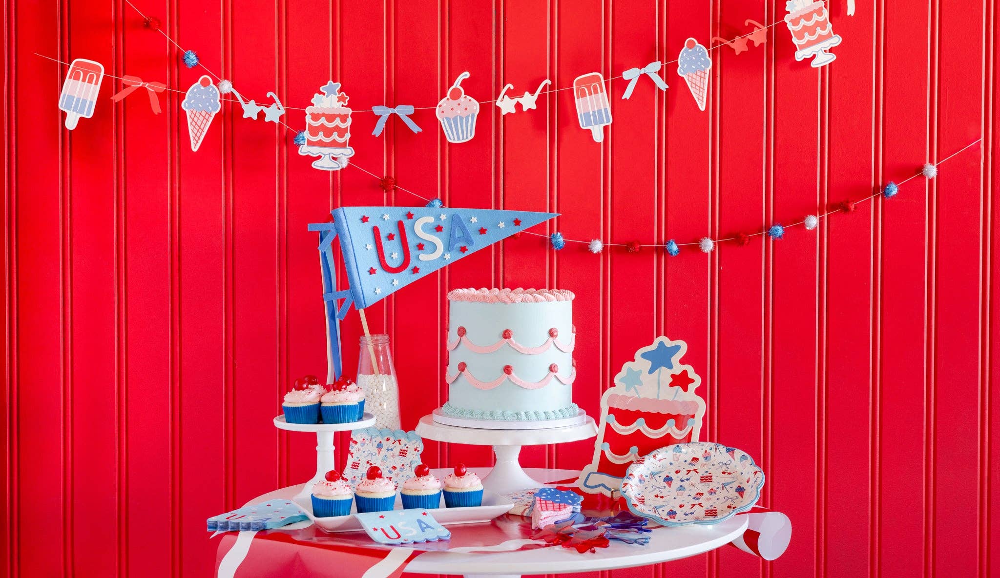 Summer Treats 9" Plate by My Mind’s Eye at Confetti Gift and Party Tuscaloosa Alabama