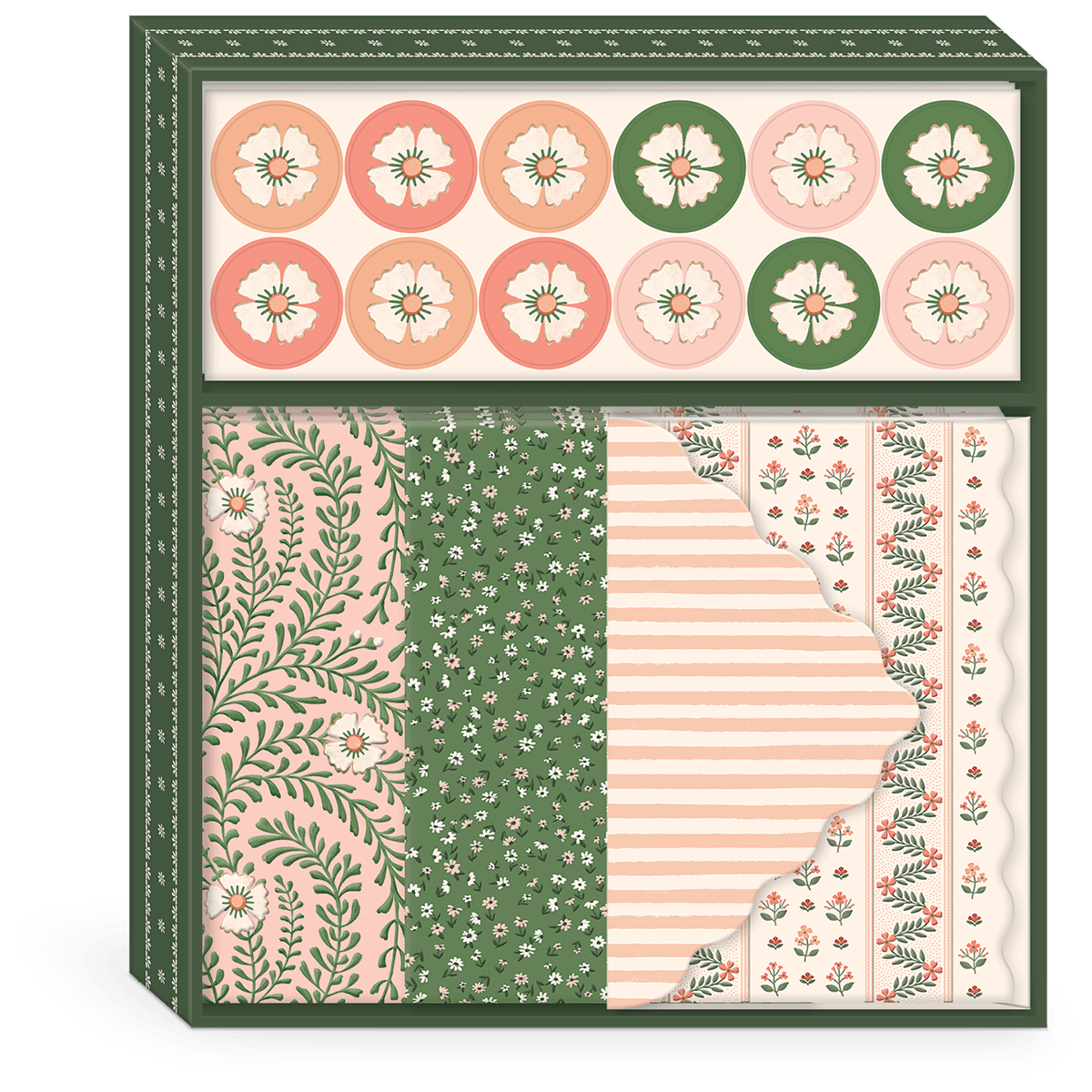 Sweet Boutique Pink Green Floral by lady jayne at Confetti Gift and Party Tuscaloosa Alabama