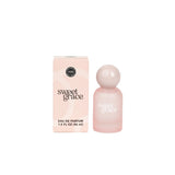 Sweet Grace Perfume in frosted pink bottle with glossy pink ball top
