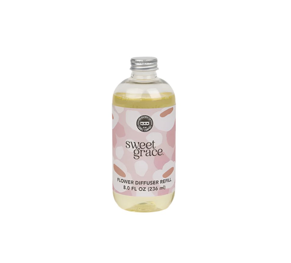 Sweet Grace Dye-Free Flower Diffuser Refill Bottle – 8 oz