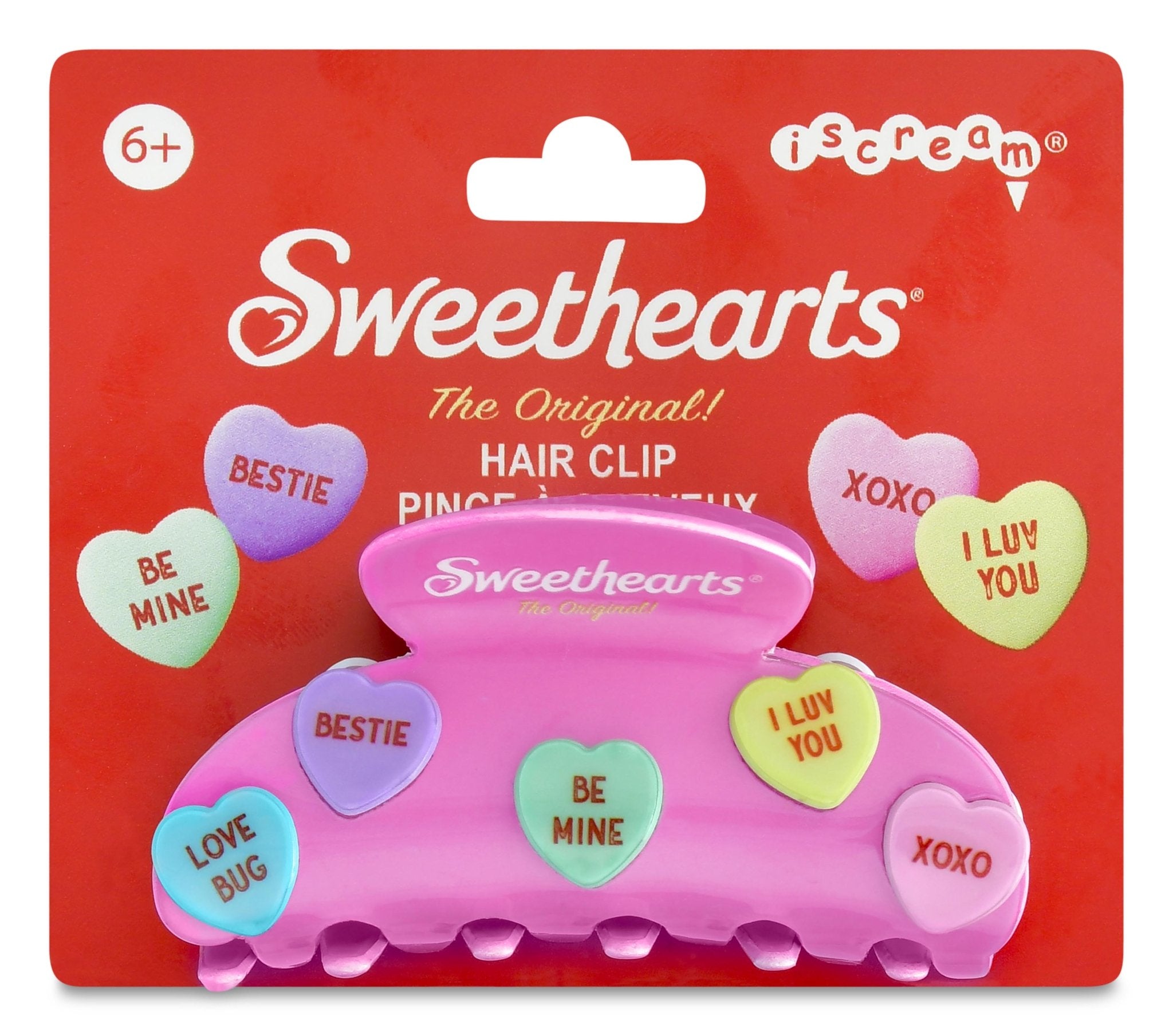 Sweethearts Claw Hair Clip by Iscream at Confetti Gift and Party Tuscaloosa Alabama