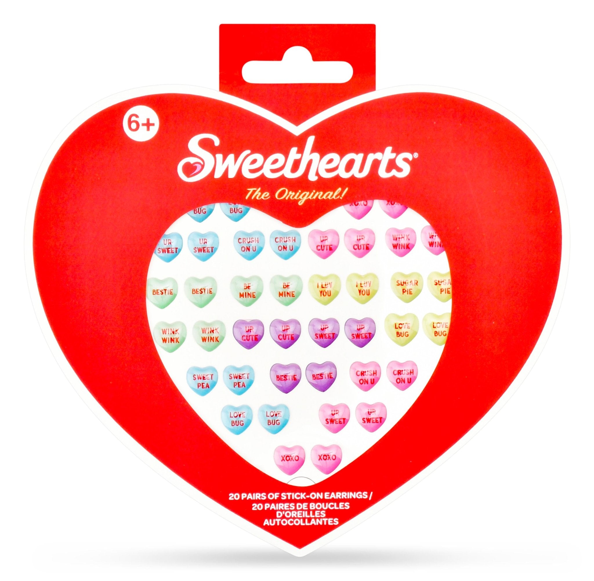 Sweethearts Stick - On Earrings by Iscream at Confetti Gift and Party Tuscaloosa Alabama
