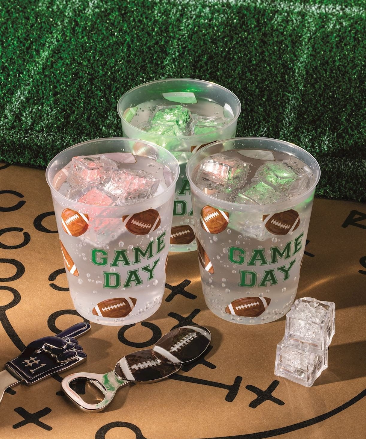 Tailgate Light - Up Drink Cube Sets by Mud Pie at Confetti Gift and Party Tuscaloosa Alabama