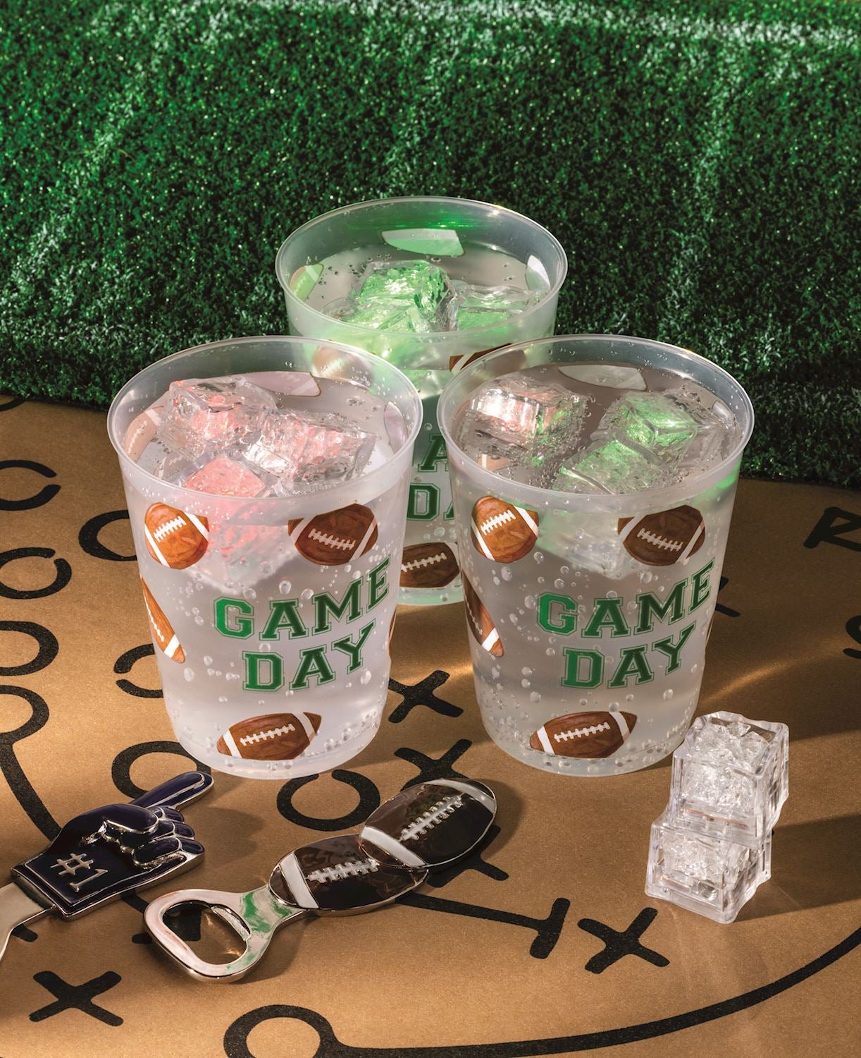 Tailgate Light - Up Drink Cube Sets by Mud Pie at Confetti Gift and Party Tuscaloosa Alabama