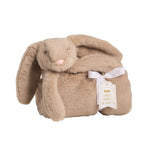 Tan Cuddle Bunny Plush Blanket by Mud Pie at Confetti Gift and Party Tuscaloosa Alabama