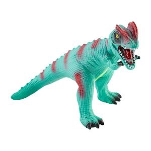 Teal Dino Toys With Sound by Mud Pie at Confetti Gift and Party