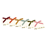 Thanksgiving Velvet Bow Placecards by Meri Meri at Confetti Gift and Party